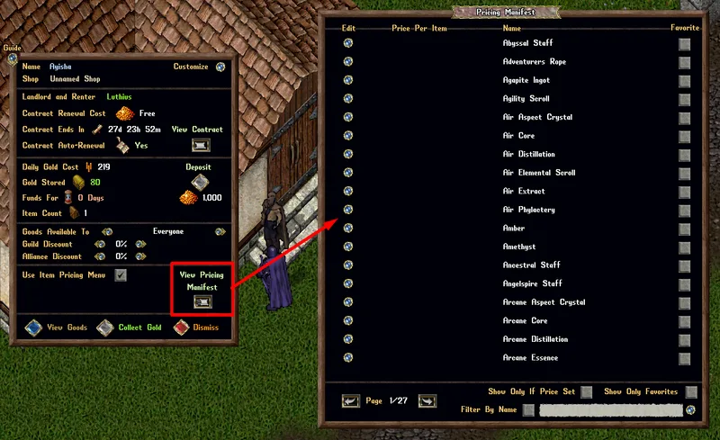 playervendor pricingmanifest