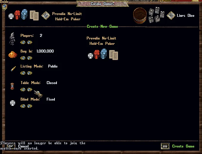 pokercreate