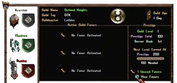 Guild Favors